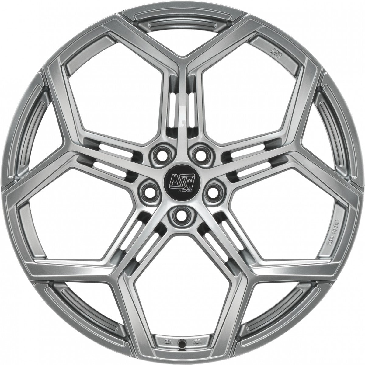 MSW 53 hyper silver 10.5x21 ET19 - LK5/112 ML66.56