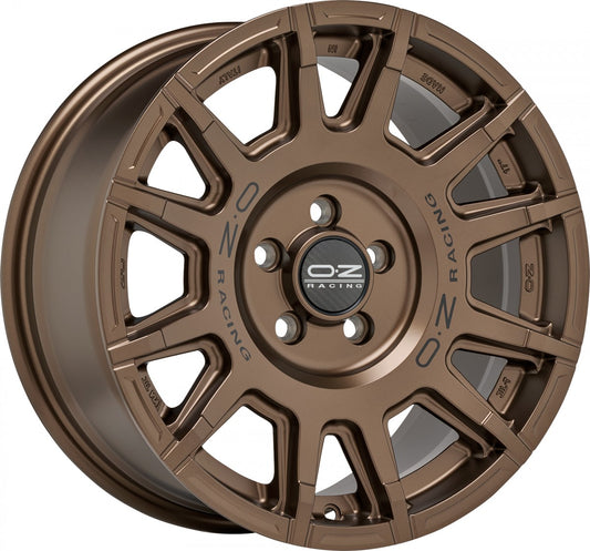 OZ Rally Legend matt bronze + dark lettering 8x17 ET35 - LK5/120 ML65.06