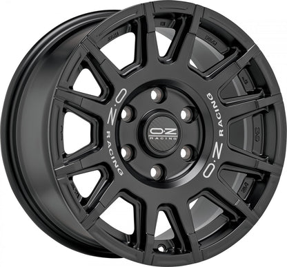 OZ Rally Legend matt black + dark lettering 8x17 ET35 - LK5/120 ML65.06
