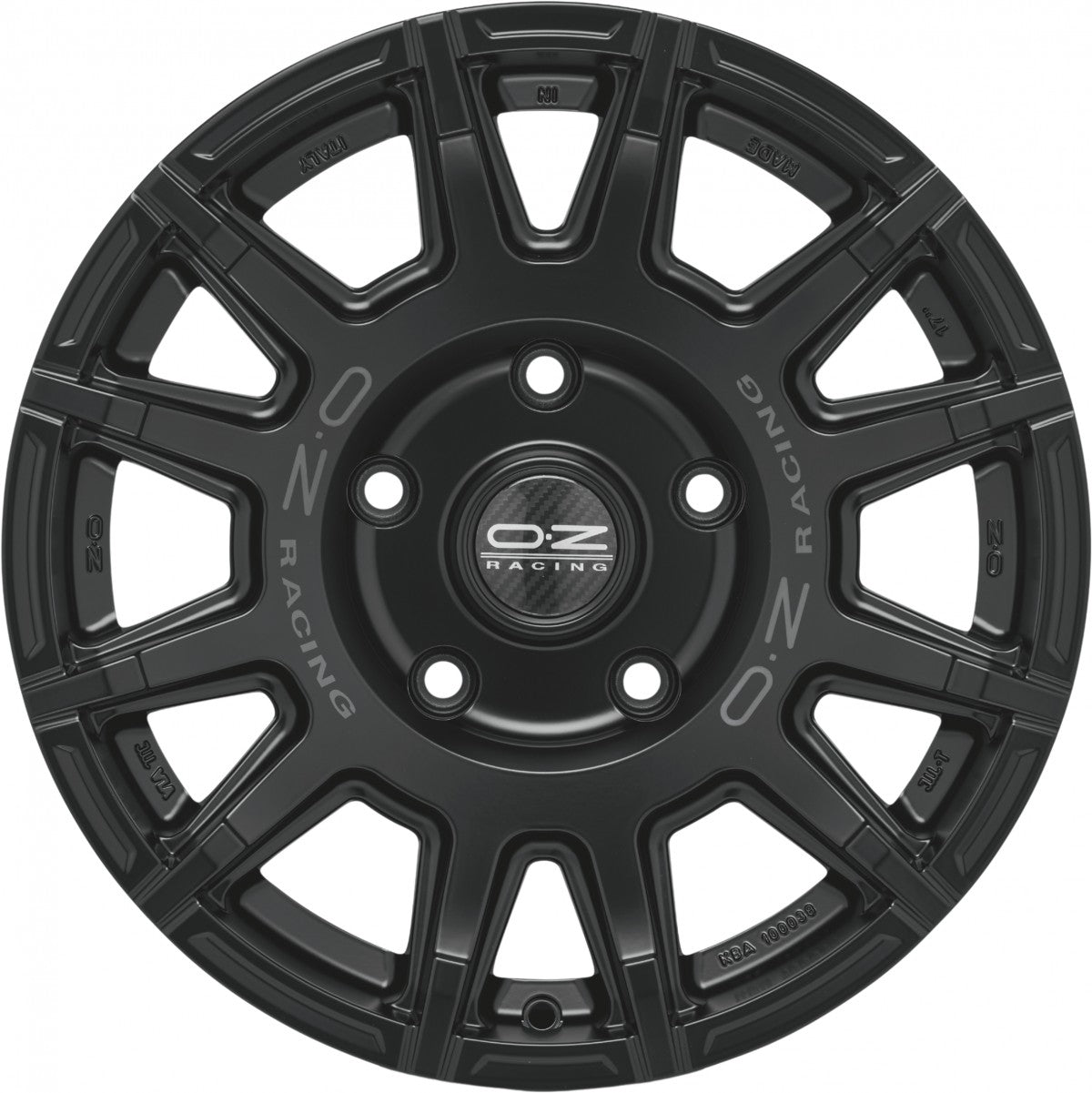 OZ Rally Legend matt black + dark lettering Alufelge 8x17 Zoll ET35 LK 6x139.7 ML106.1 – Bild 2