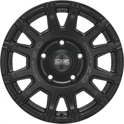 OZ Rally Legend matt black + dark lettering Alufelge 8x17 Zoll ET35 LK 6x139.7 ML106.1 – Bild 2