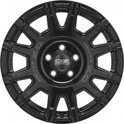 OZ Rally Legend gloss black + dark lettering Alufelge 8x17 Zoll ET25 LK 6x139.7 ML106.1 – Bild 2