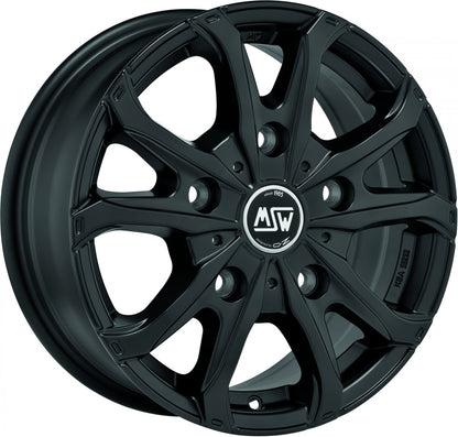 MSW 48 Van matt black Alufelge 6.5x15 Zoll ET65 LK 5x118 ML71.1