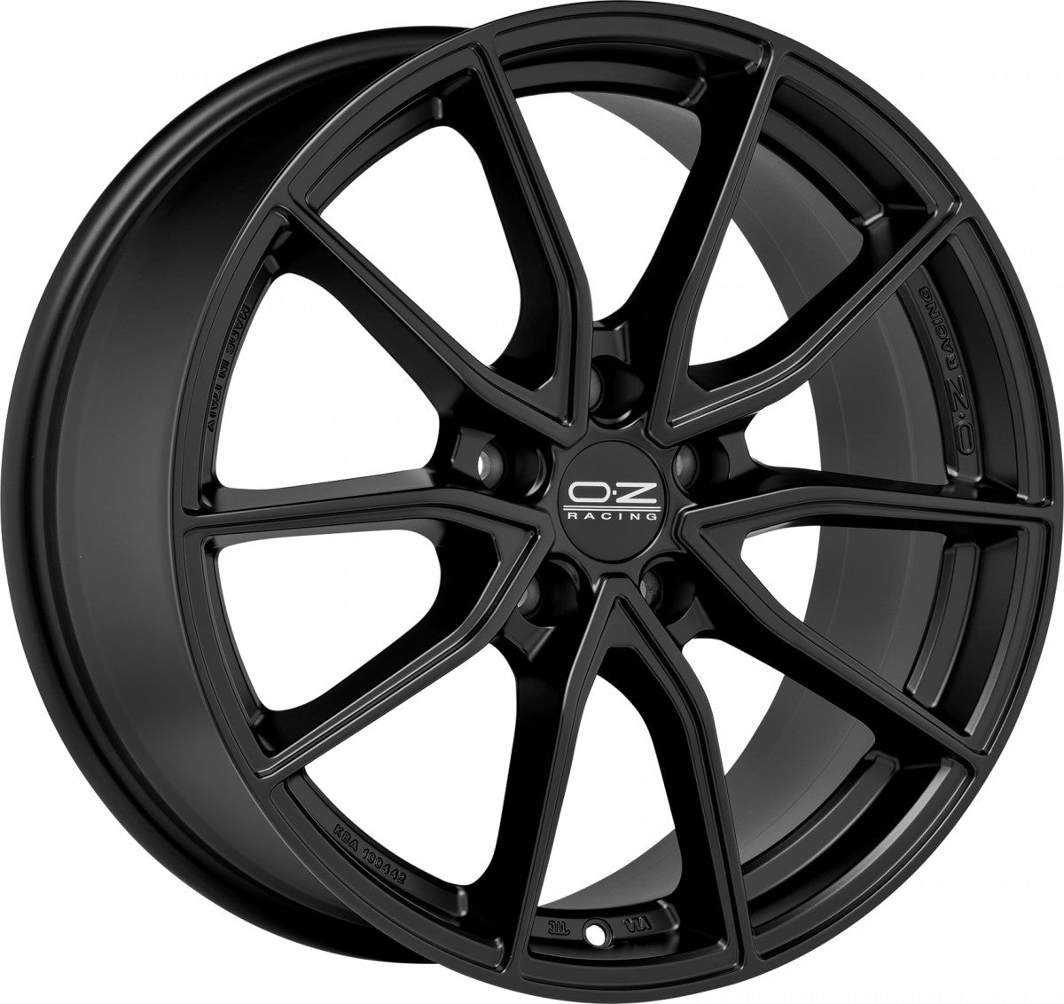 OZ Super Sport matt black 8x19 ET35 - LK5/112 ML73.1