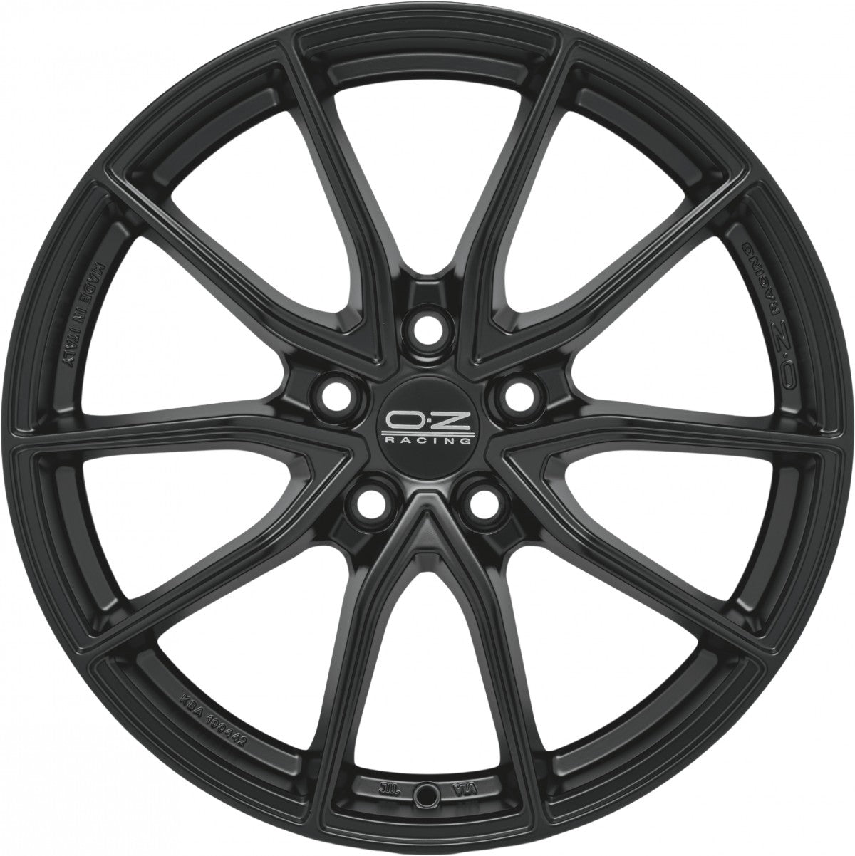 OZ Super Sport matt black 8x19 ET35 - LK5/112 ML73.1