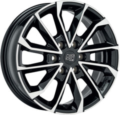 MSW 42 Van gloss black full polished Alufelge 8.5x20 Zoll ET47 LK 6x120 ML74.56