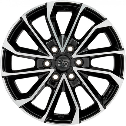 MSW 42 Van gloss black full polished 8.5x20 ET47 - LK6/120 ML74.56