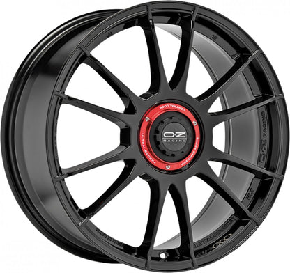 OZ Ultraleggera XX gloss black 8x18 ET35 - LK5/112 ML75