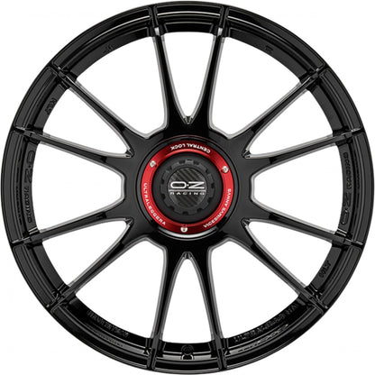 OZ Ultraleggera XX gloss black 8x18 ET35 - LK5/114.3 ML75