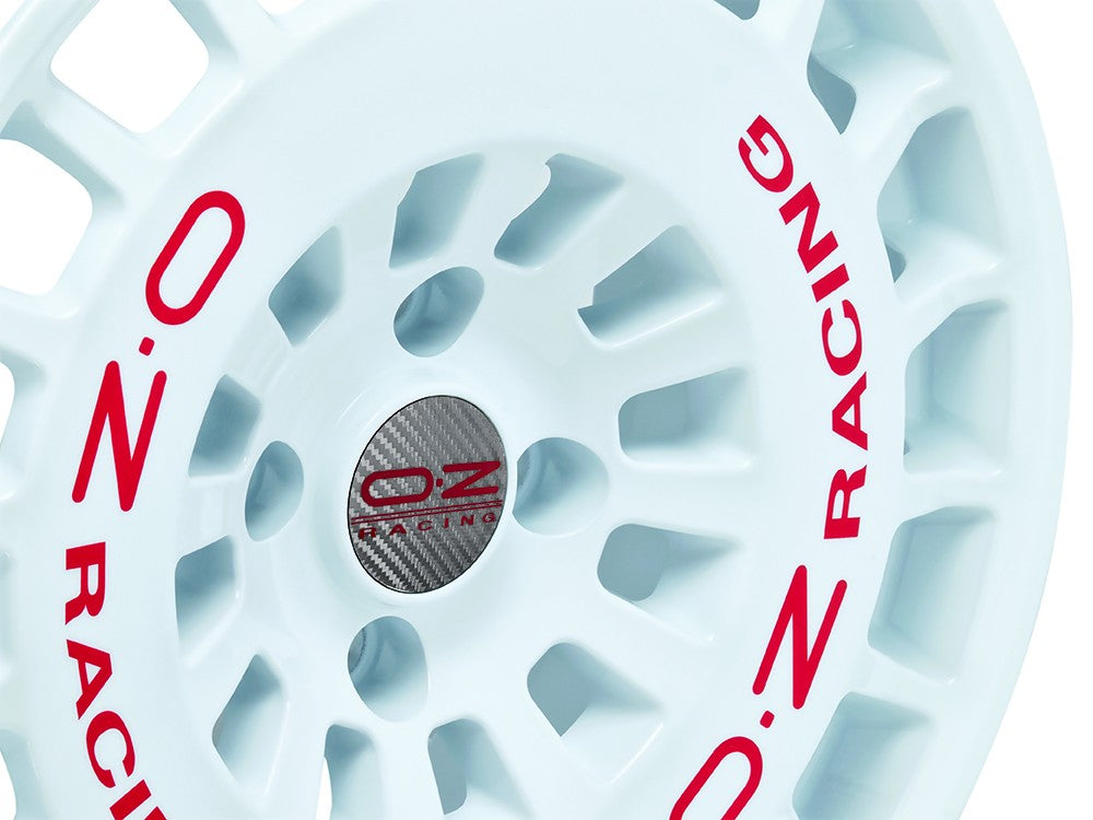 OZ RR40 race white + red lettering 7.5x17 ET53 - LK5/108 ML60.1