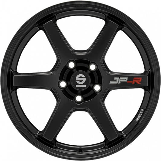 Sparco JP-R matt black 8x17 ET35 - LK4/100 ML63.3