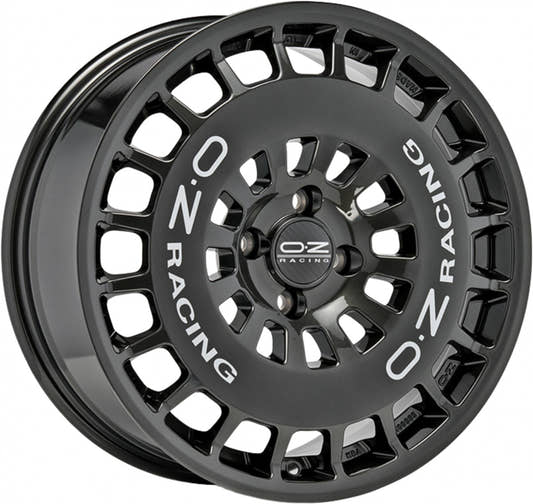 OZ RR40 hyper titatnium + silver lettering 9x18 ET38 - LK5/114.3 ML73.1