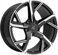 MSW 54 gloss black full polished 8x19 ET45.1 - LK5/112 ML57.06