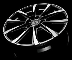 MSW 79 gloss black full polished Alufelge 7x18 Zoll ET40 LK 5x114.3 ML60.06