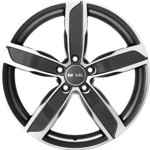 Mak Stadt gun metallic mirror Alufelge 8x18 Zoll ET50 LK 5x112 ML57.1 – Bild 2