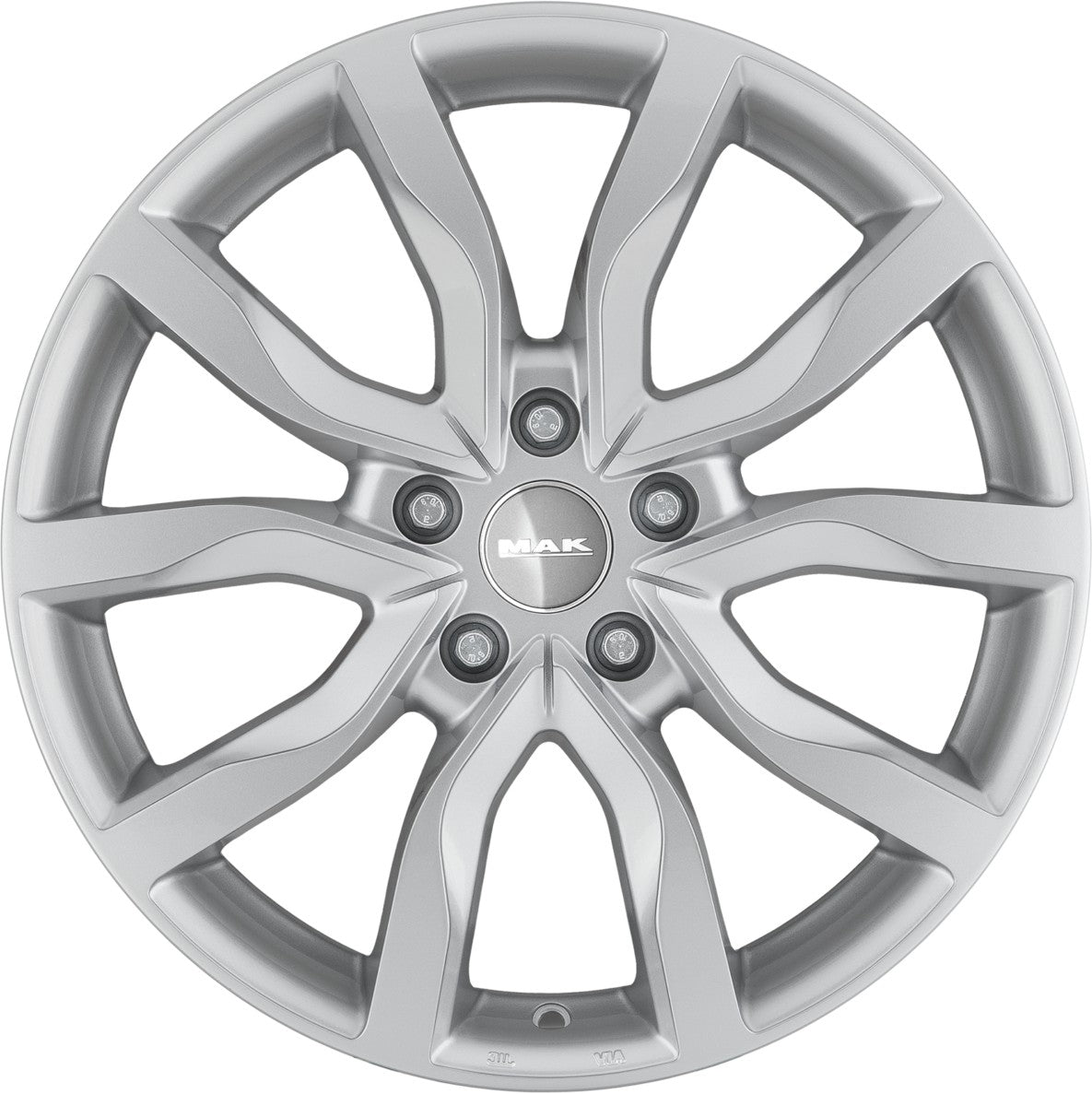 Mak Highlands silver 8x19 ET45 - LK5/108 ML63.4