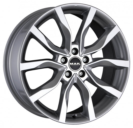 Mak Highlands silver 8.5x20 ET45 - LK5/108 ML63.4