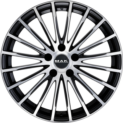 Mak Fatale ice black Alufelge 8x18 Zoll ET40 LK 5x114.3 ML76 – Bild 2