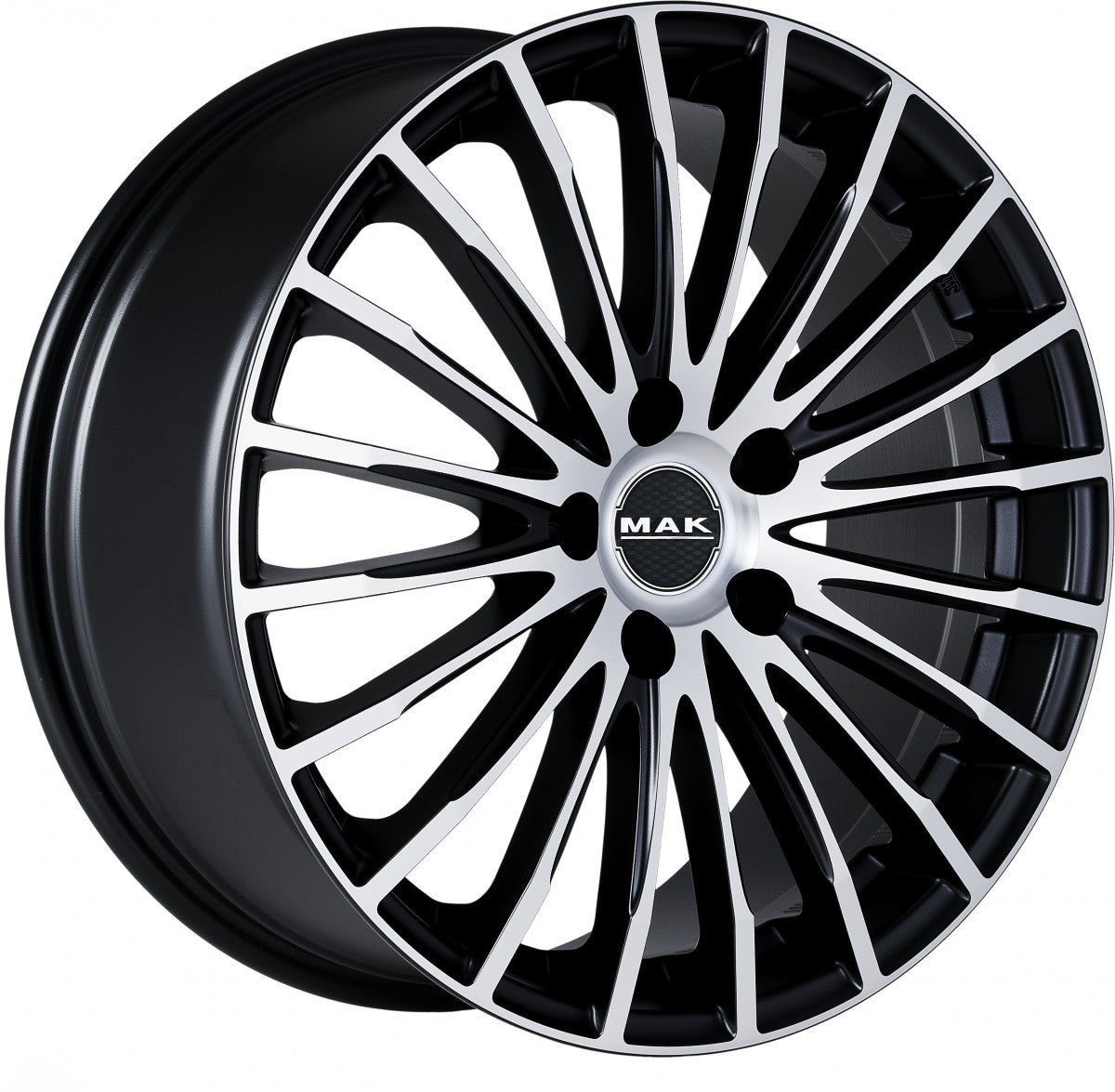 Mak Fatale ice black Alufelge 8x18 Zoll ET40 LK 5x114.3 ML76 – Bild 3
