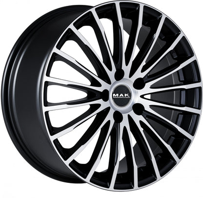 Mak Fatale ice black Alufelge 8x18 Zoll ET40 LK 5x114.3 ML76 – Bild 3