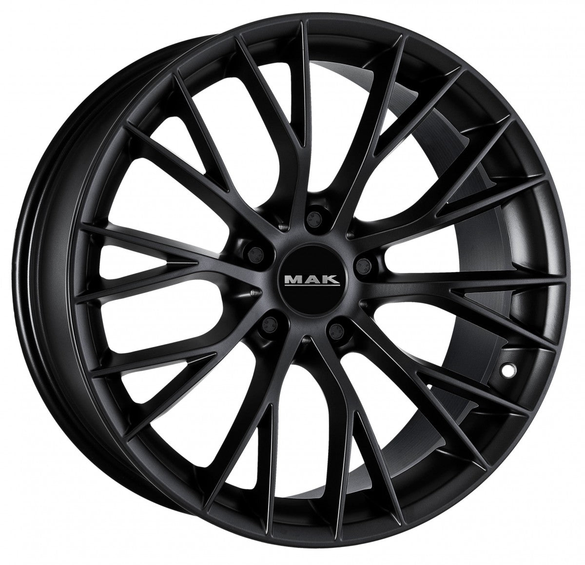 Mak München matt black 8.5x19 ET37 - LK5/120 ML72.6