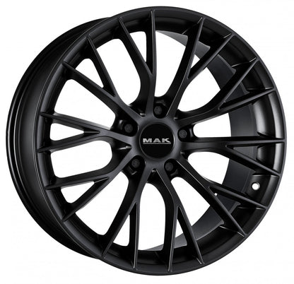 Mak München matt black 8.5x19 ET37 - LK5/120 ML72.6