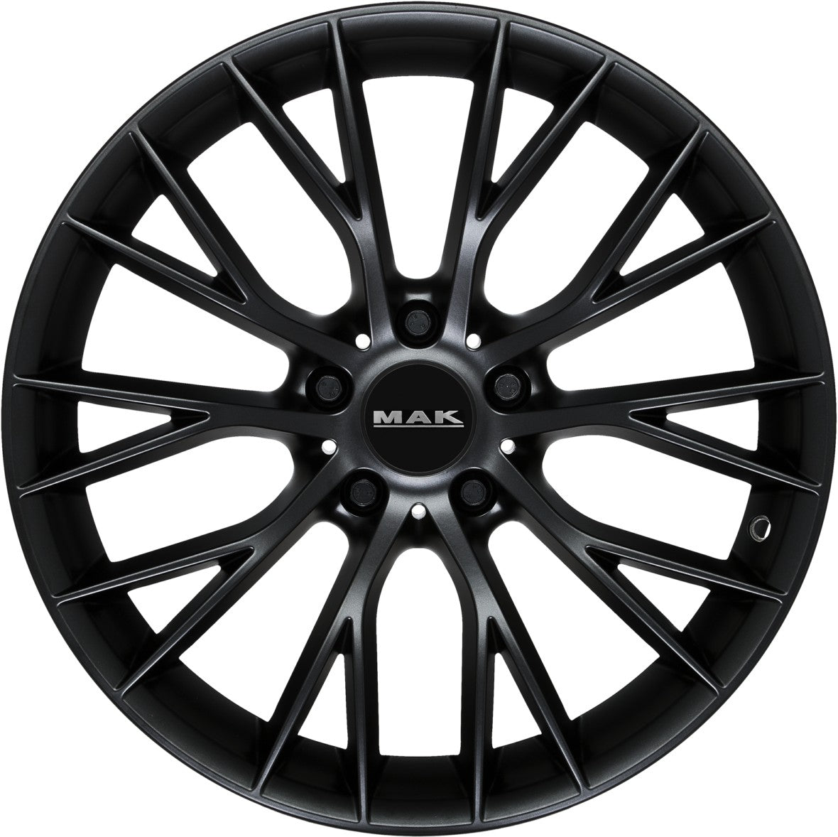 Mak München matt black 8.5x19 ET37 - LK5/120 ML72.6