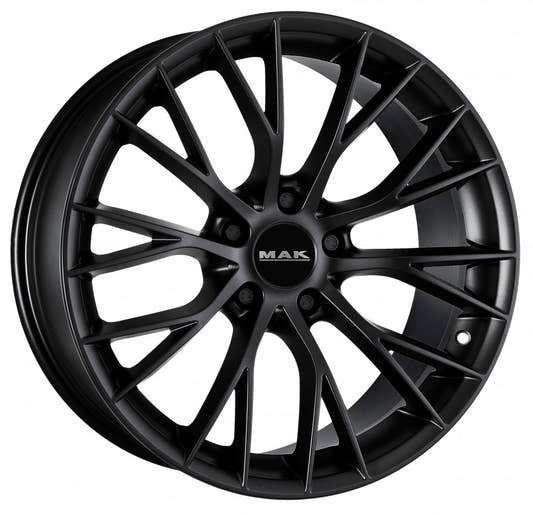Mak München matt black 9.5x19 ET18 - LK5/120 ML72.6