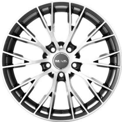 Mak München gun metallic mirror Alufelge 8x18 Zoll ET34 LK 5x120 ML72.6 – Bild 2