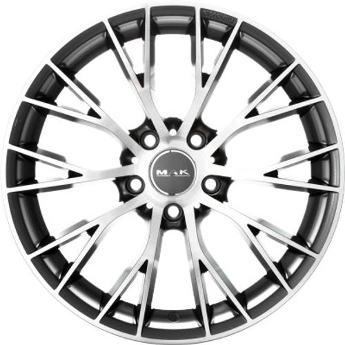 Mak München gun metallic mirror Alufelge 8x18 Zoll ET38 LK 5x120 ML72.6 – Bild 2