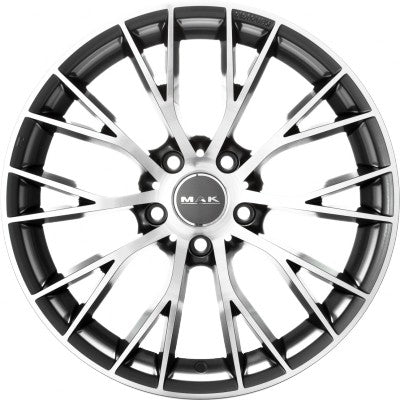 Mak München gun metallic mirror 8.5x19 ET37 - LK5/120 ML72.6