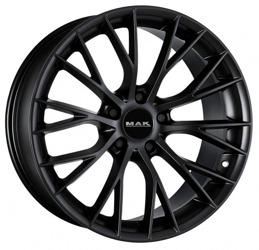 Mak München matt black 9.5x20 ET35 - LK5/120 ML72.6