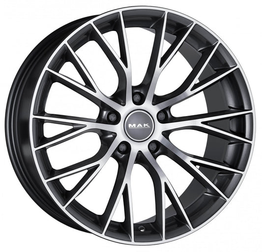 Mak München gun metallic mirror 9.5x20 ET44 - LK5/120 ML72.6