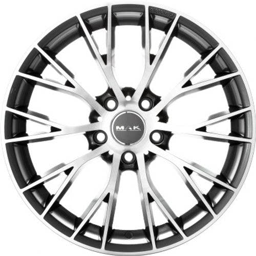 Mak München gun metallic mirror Alufelge 9.5x20 Zoll ET44 LK 5x120 ML72.6 – Bild 2