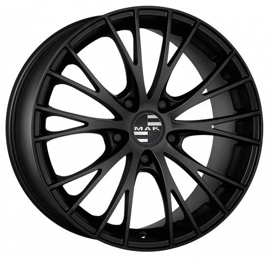 Mak Rennen matt black 11x19 ET50 - LK5/130 ML71.6