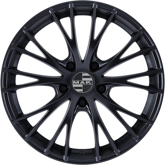 Mak Rennen matt black 11x18 ET44 - LK5/130 ML71.6