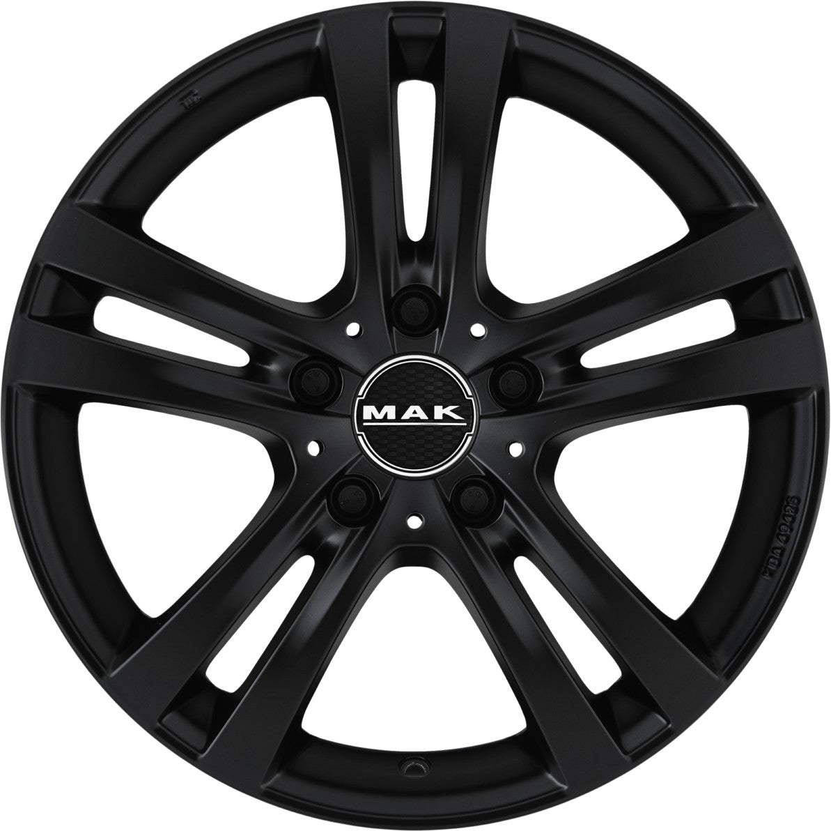 Mak Zenith matt black 7x17 ET42 - LK5/112 ML76