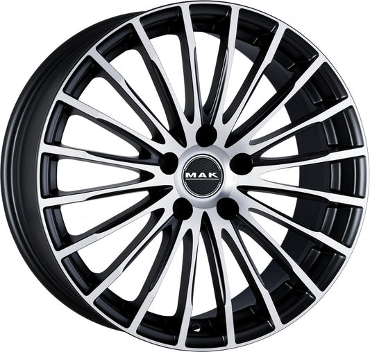 Mak Fatale ice black 7.5x17 ET30 - LK5/120 ML72.6