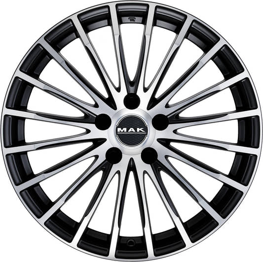 Mak Fatale ice black 7.5x17 ET30 - LK5/120 ML72.6