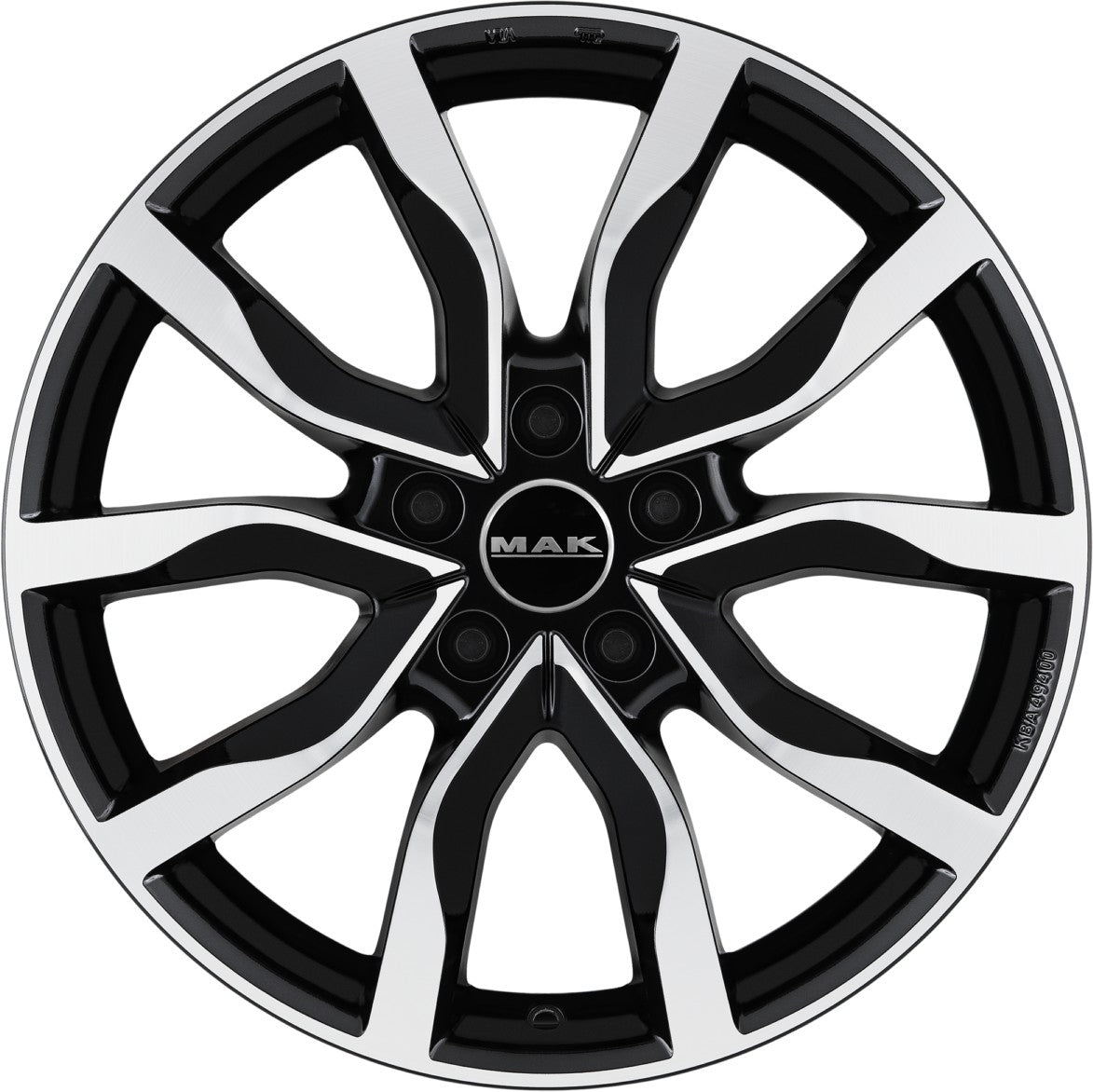 Mak Highlands black mirror 8x18 ET45 - LK5/108 ML63.4