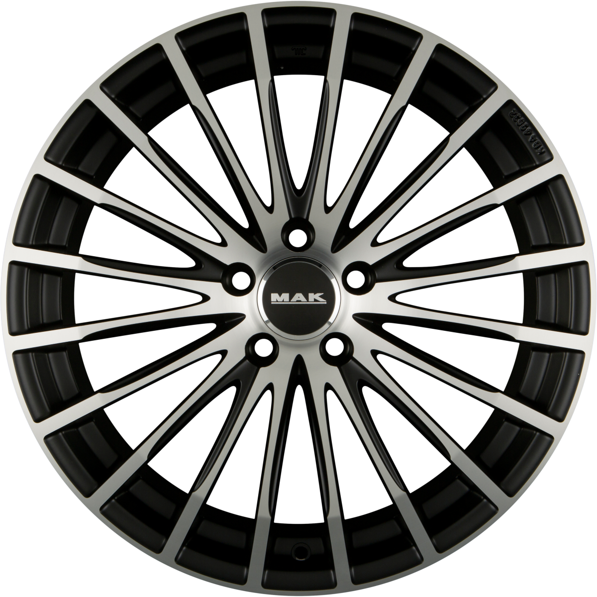 Mak Starlight Ice Black Alufelge 9.5x19 Zoll ET50 LK 5x112 ML66.6