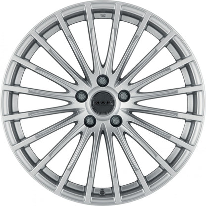 Mak Fatale silver Alufelge 9.5x19 Zoll ET50 LK 5x112 ML66.6 – Bild 2
