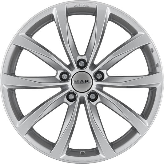 Mak Wolf silver 6.5x16 ET42 - LK5/100 ML57.1