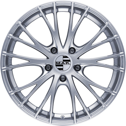 Mak Rennen silver 8x19 ET21 - LK5/112 ML66.45