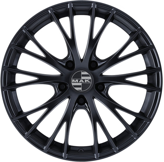 Mak Rennen matt black 8x18 ET21 - LK5/112 ML66.45