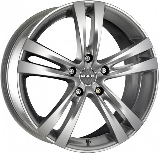 Mak Zenith hyper silver Alufelge 8x19 Zoll ET50 LK 5x108 ML72