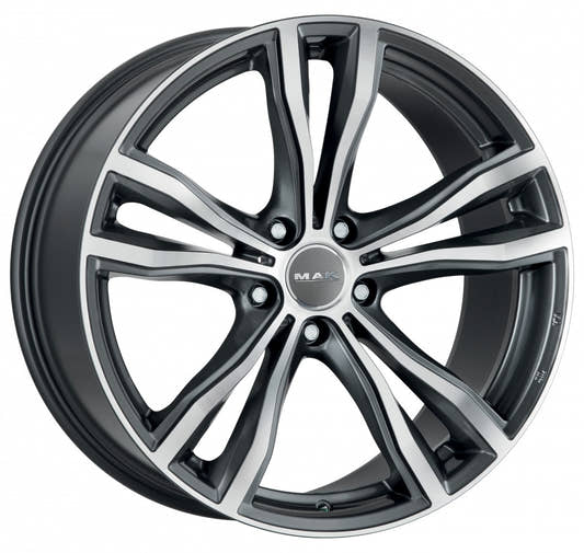 Mak X-Mode gun metallic mirror 11x20 ET37 - LK5/120 ML74.1