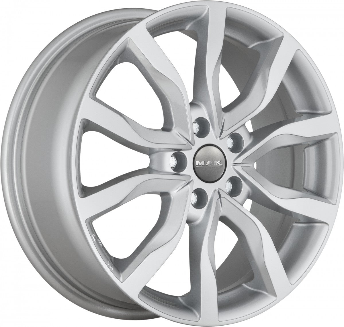 Mak Köln silver 9.5x21 ET31 - LK5/112 ML66.45