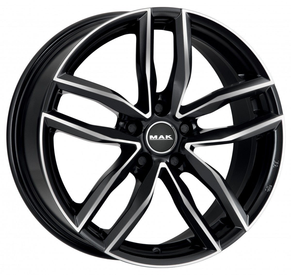 Mak Sarthe black mirror 8x18 ET42 - LK5/112 ML66.45