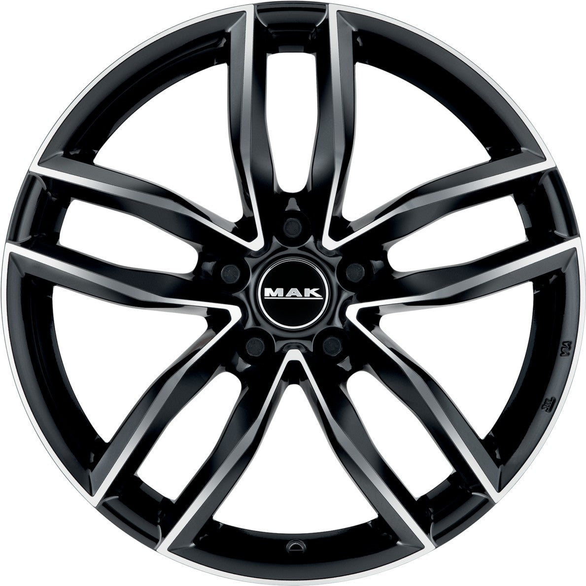 Mak Sarthe black mirror 8x18 ET42 - LK5/112 ML66.45
